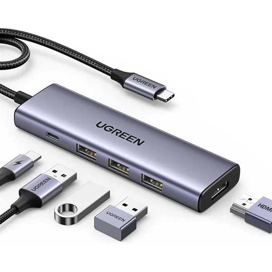 UGREEN CM500 (25101) — 5-in-1 USB-C Hub with 8K HDMI & 95W Pass-Through