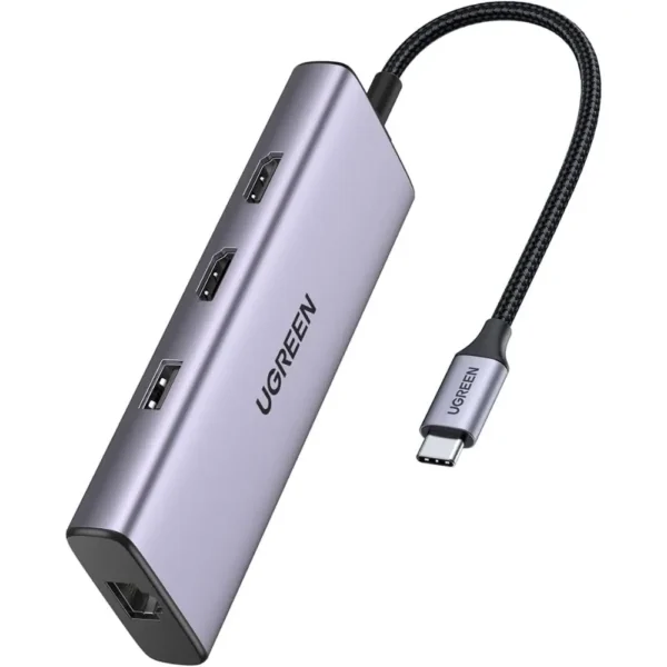 UGREEN 90119 — 9-Port USB-C Dock with Twin HDMI and 100W Power Delivery