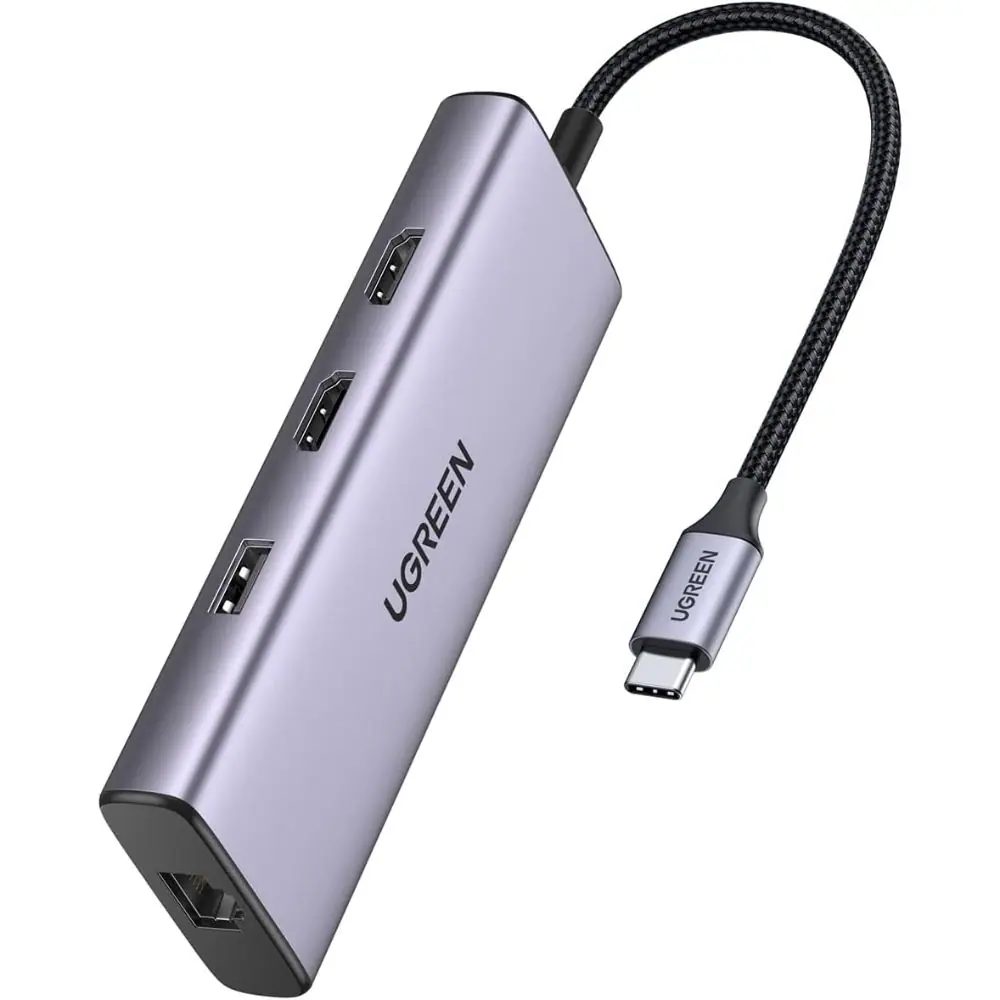 UGREEN 90119 — 9-Port USB-C Dock with Twin HDMI and 100W Power Delivery