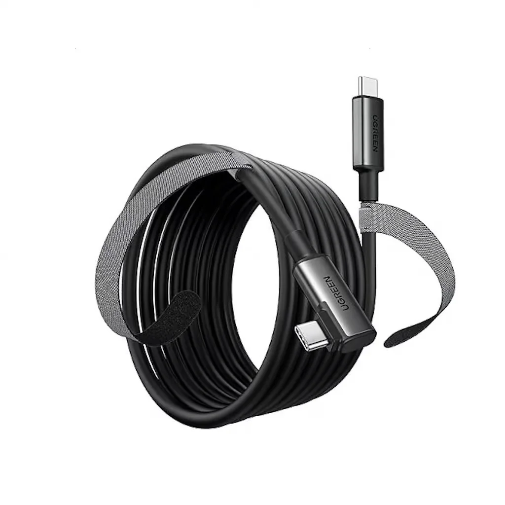 UGREEN 90629 — 5m Right-Angle USB-C Link Cable for Extended Reach