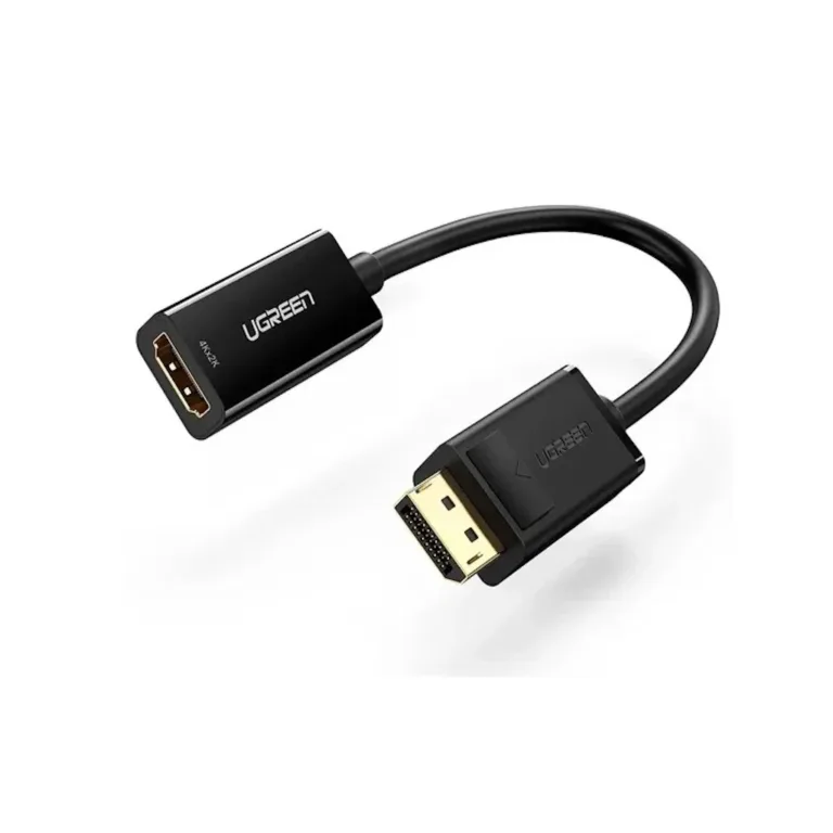 UGreen 40363 — DisplayPort to HDMI Female Adapter (4K × 2K @ 30 Hz, 25 cm)