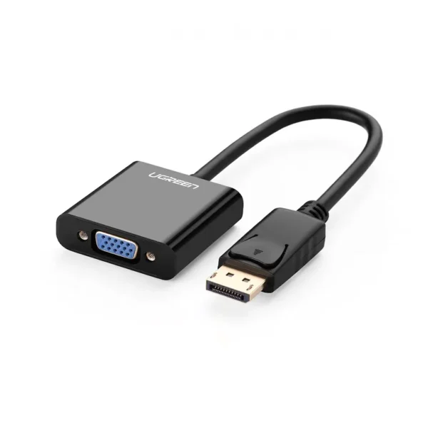 UGREEN 20415 – DisplayPort Male to VGA Female Dongle (Up to 1080p)