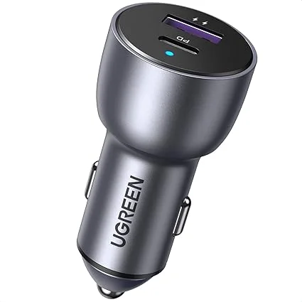 UGreen 60980 — 52.5 W 1C1A Dual-Port In-Vehicle USB Charger
