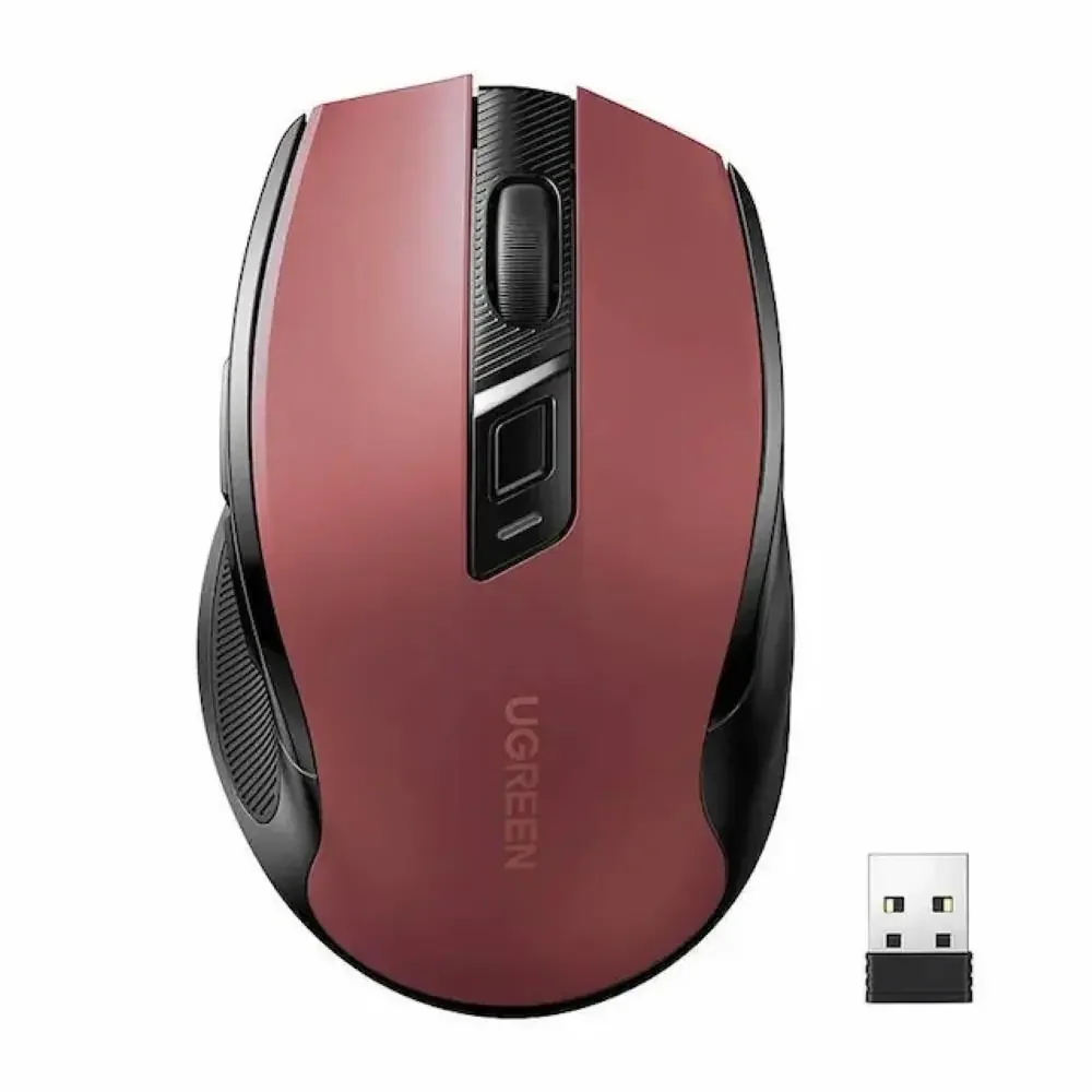 UGreen Contoured Ergonomic Mouse – Dual Wireless (BT 5.0 / 2.4G), 4000 DPI
