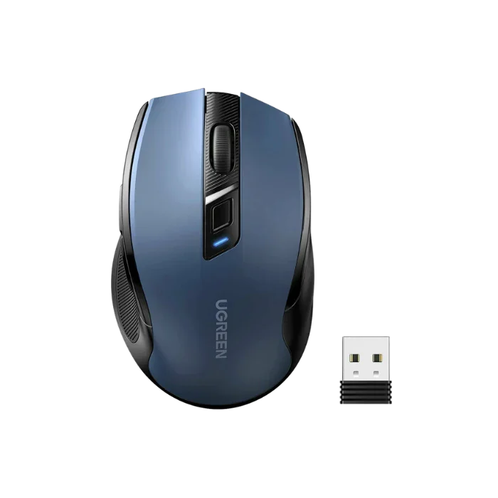 UGreen Contoured Ergonomic Mouse – Dual Wireless (BT 5.0 / 2.4G), 4000 DPI