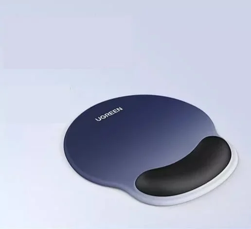 UGreen Wrist-Rest Mouse Mat – Memory Foam Support, 220×245 mm