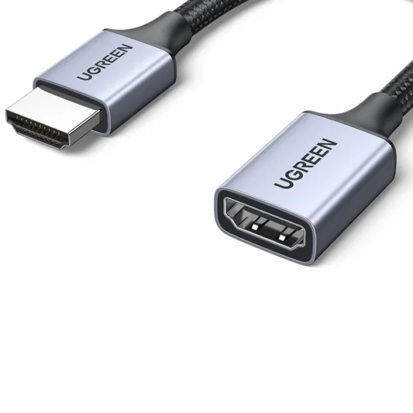 UGreen HD177 HDMI Extension – 2.0 Male to Female, 4K 60Hz 18Gbps