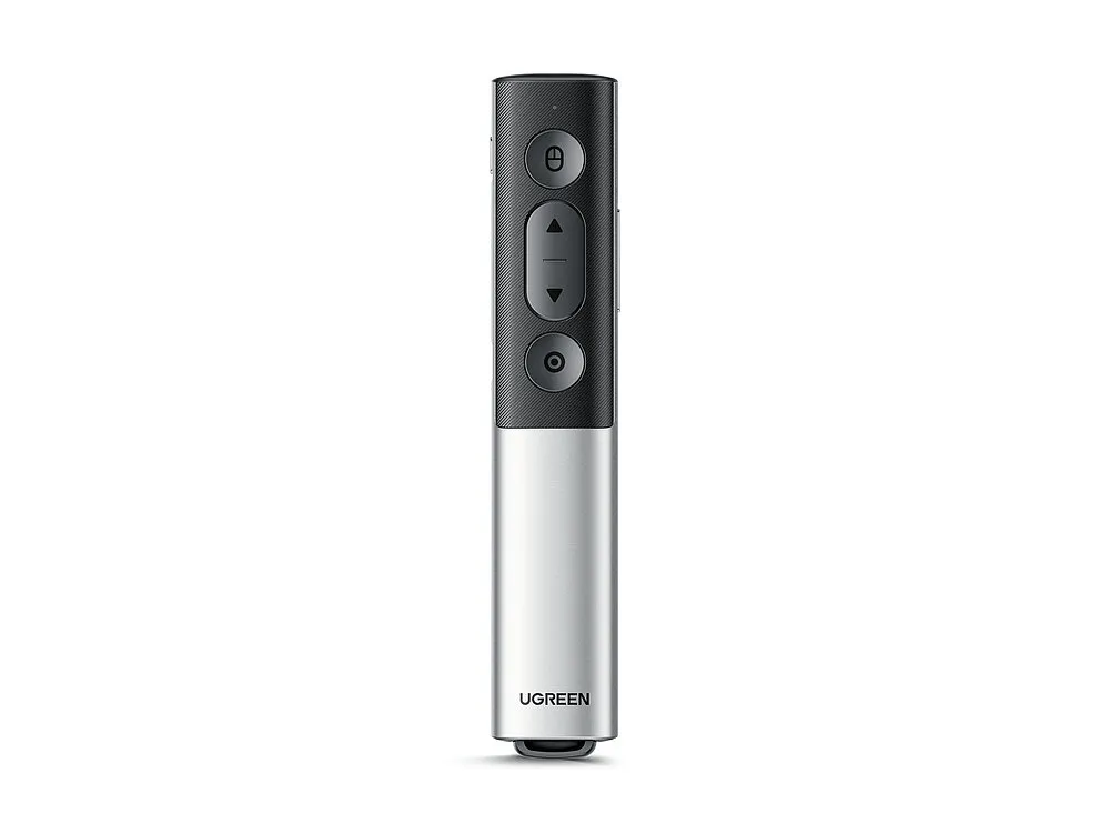 UGREEN LP480 Presenter Remote – Model 50333, 100 m Range, Gray