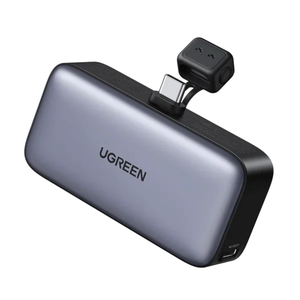 UGREEN 35338 Mini Power Bank — 5000mAh, 22.5W, Built-In USB-C Stand