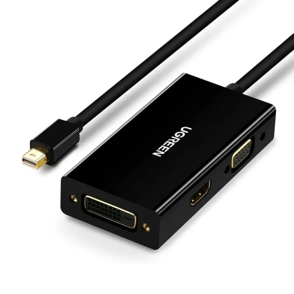 UGreen 20418 Mini DisplayPort Triple-Output Video Adapter (HDMI / VGA / DVI)