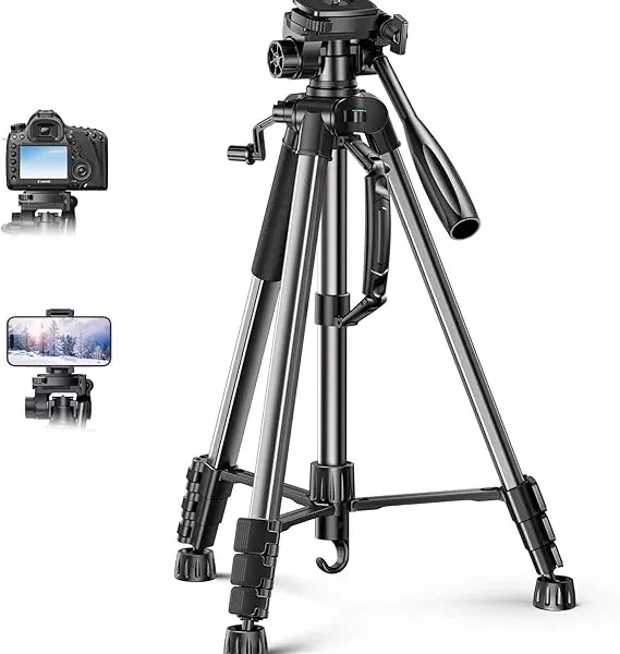 UGreen LP742 Camera Tripod with Phone Holder (25428) — 20–69″ Height