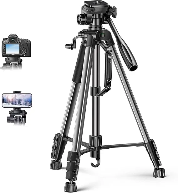 UGreen LP742 Camera Tripod with Phone Holder (25428) — 20–69″ Height