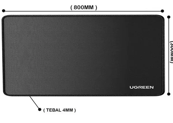 UGreen 90677 Classic Mouse Pad — Lycra Top, 4 mm Rubber Base