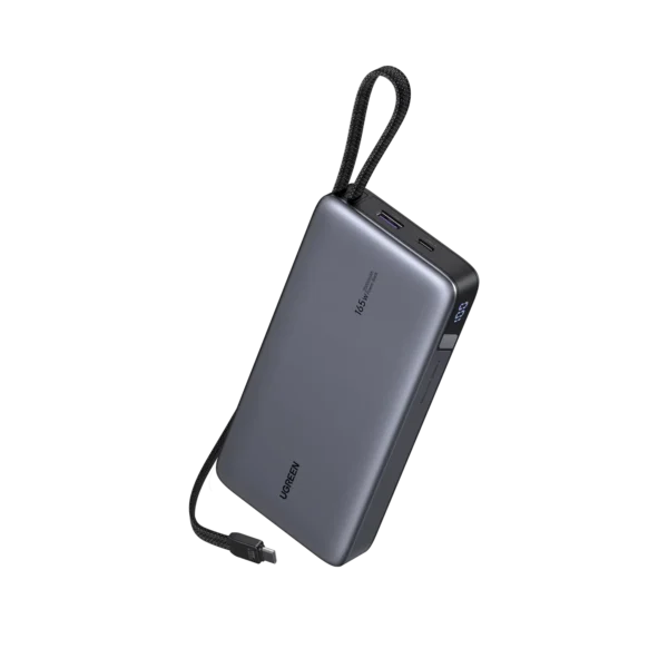 UGREEN Nexode PB552 — 25000mAh 165W Portable Charger with Twin Built-In USB-C Leads