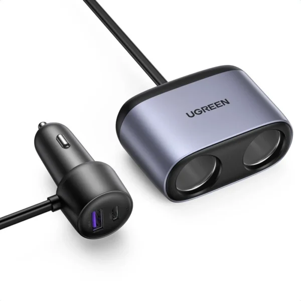 UGreen CD252 (30886) — PD+QC 1A1C Dual Expansion In-Car Adapter
