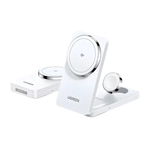 UGREEN 35028 Qi2 Magnetic 2-in-1 Wireless Charger – 25W