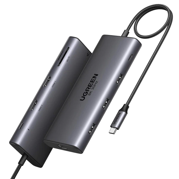 UGREEN Revodok Pro 210 (15534) — 10-in-1 USB-C Dock with Dual HDMI