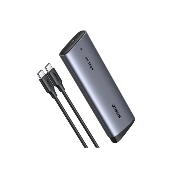 UGREEN 55150 M.2 Enclosure — Tool-Free USB-C Storage at 20 Gbps