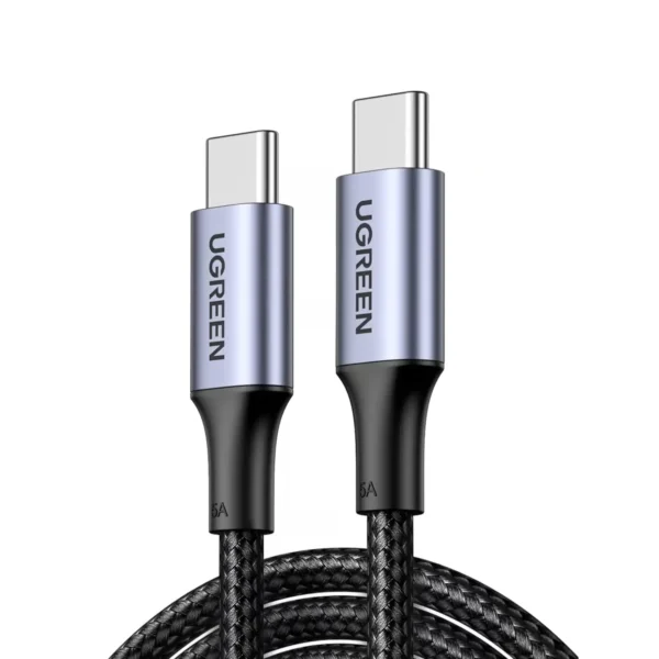 UGREEN Type-C to Type-C Braided Cable — 100W Power Delivery