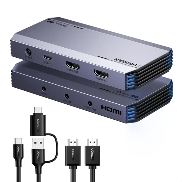 UGreen 25173 USB HDMI Capture Box — 1080p60 MJPEG with 4K Passthrough