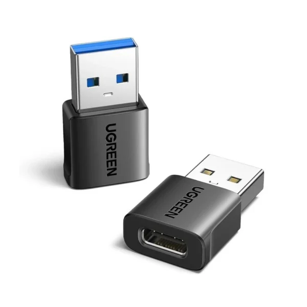 UGreen 55618 OTG Adapter — USB-A Host to USB-C Female (Black)