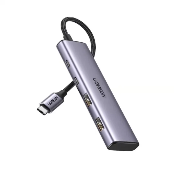 UGREEN 15395 4-Port USB-C Hub — Dual USB-C & USB-A Data at 5Gbps