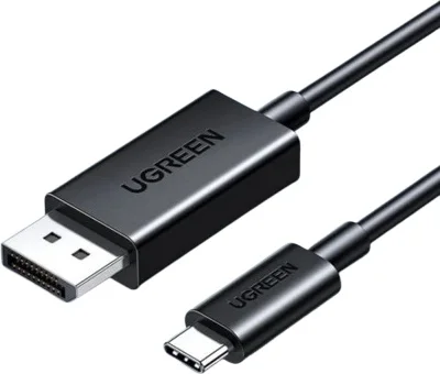 UGreen Black 2 m Cable — USB Type-C (Male) to Mini DisplayPort (Male)