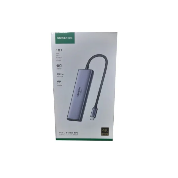 UGREEN CM511 (45031) — 6-Port USB-C Hub with Dual Type-C and 10Gbps I/O