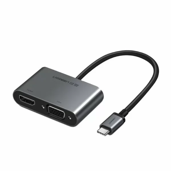 UGREEN USB-C Video Adapter — HDMI and VGA Outputs
