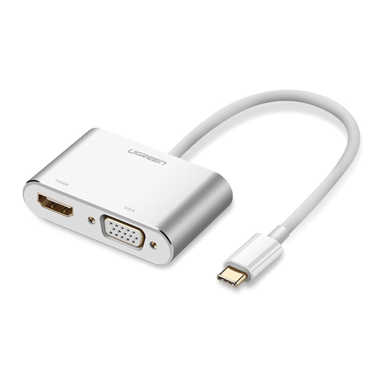 UGREEN USB-C Video Adapter — HDMI and VGA Outputs
