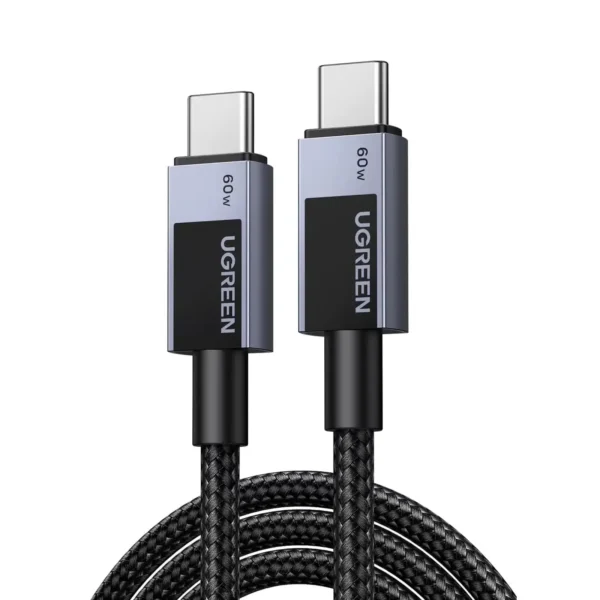UGREEN 55775 USB-C to USB-C Cable 2m – 60W PD & 480Mbps Sync