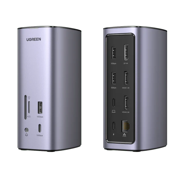 UGREEN 90325 USB-C Dock — 12-in-1 Triple Display & 100W PD