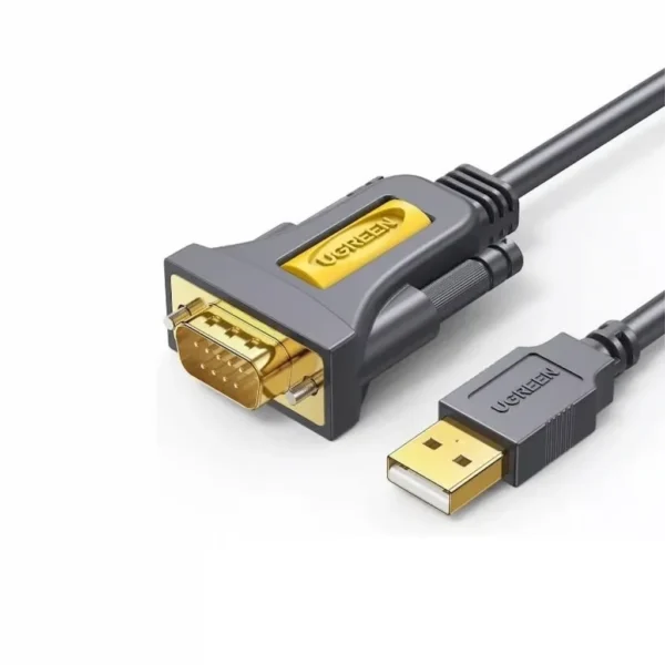 UGREEN 20222 – 2 m USB 2.0 Host to DB9 RS-232 Serial Cable