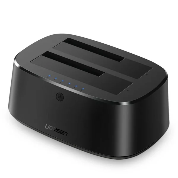 UGreen 50857 Dual-Bay SATA Dock | USB 3.0, UASP & Standalone Clone