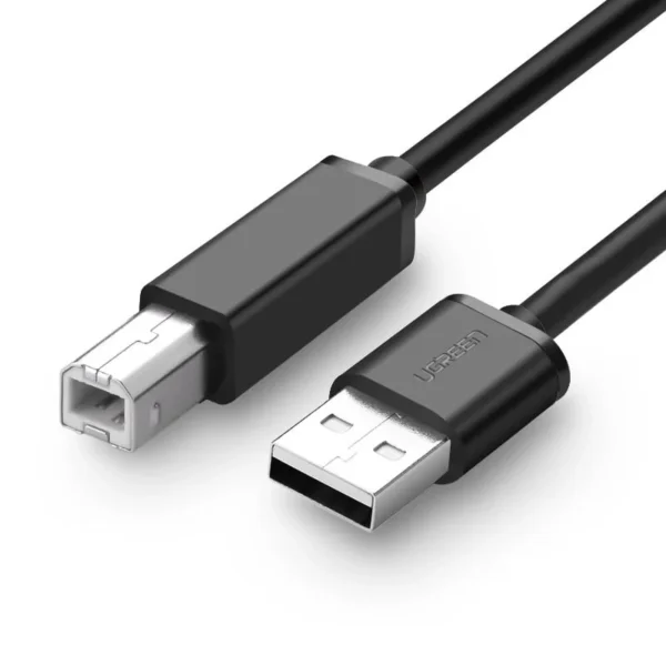 UGreen USB 2.0 Type-A to USB-B Square Printer Cable — Shielded Link