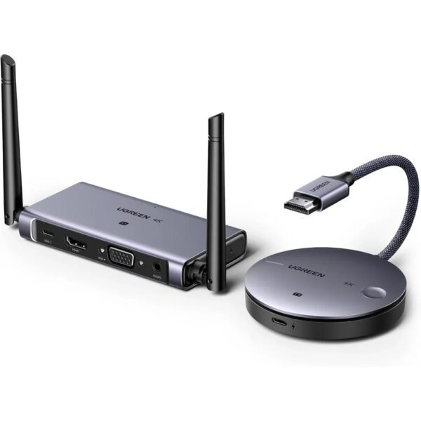 UGreen 90909A Wireless HDMI Kit — 4K 30Hz, 50 m Line-of-Sight