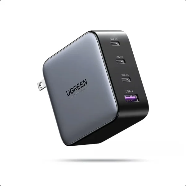 Ugreen X564 100W GaN Desktop Charger – Four Ports (3 USB-C, 1 USB-A) · 10375