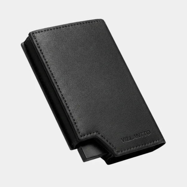 Villanto Smart Wallet Pro Classic Black – One-Tap Card Eject