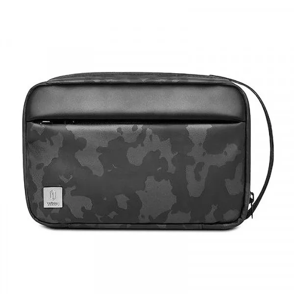 WIWU Camo Jungle Carry Pouch Black/Grey — Waterproof Multi-Pocket