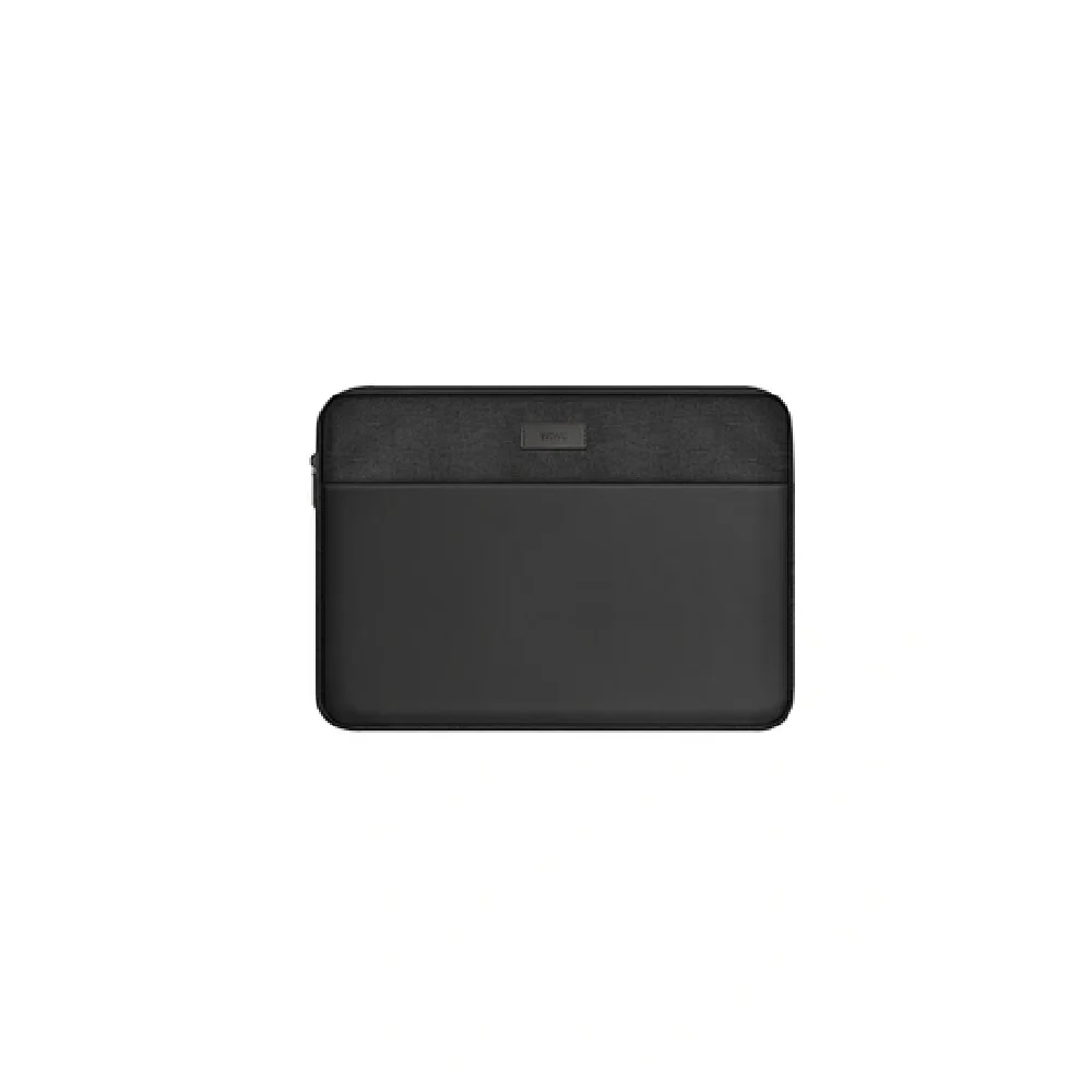 WiWU Minimalist Sleeve — Water-Resistant Laptop Carrier with Front Pockets