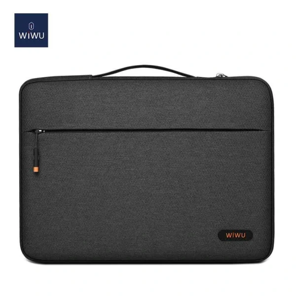 WiWU Pilot Sleeve — Cushioned 360° Frame, YKK Zip, Retractable TPU Handle