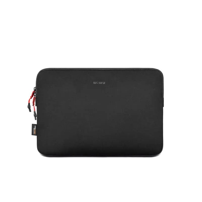 WiWU Skin Armour Sleeve 14″ Black — Slim Water-Resistant Shell