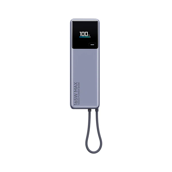 Xiaomi 10000mAh Power Bank — 165W Output with Built-In USB-C Cable