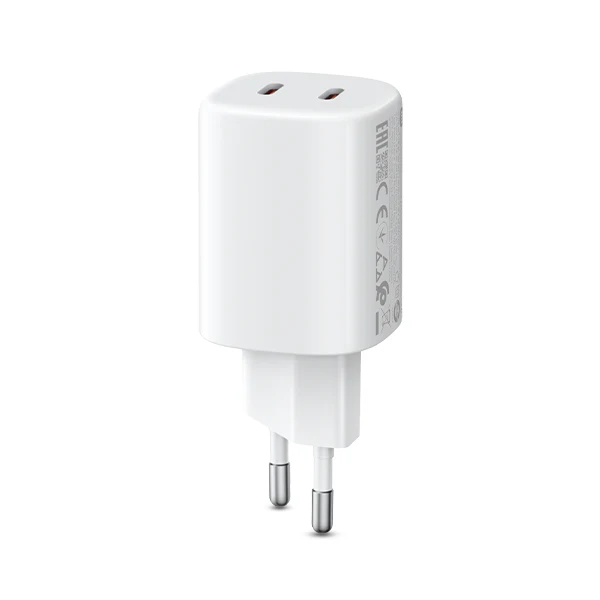 Xiaomi Nano Turbo 45W Wall Adapter — Twin USB-C Outputs