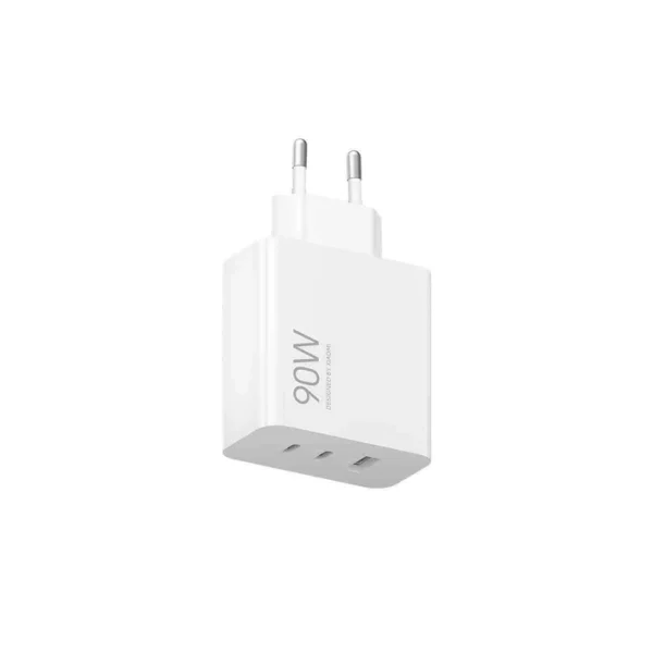 Xiaomi 90W HyperCharge Adapter — 2× USB-C, USB-A Multi-Device Charger