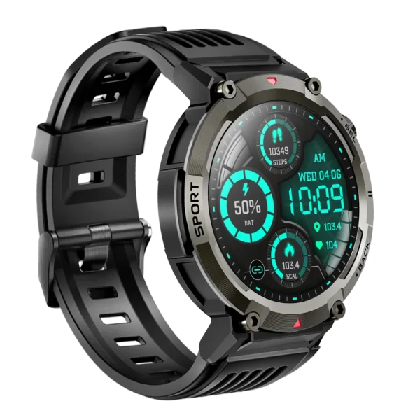 Yolo Legend — Super AMOLED Calling Watch with Dual Straps & 100+ Sports Modes