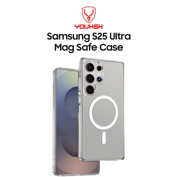 Youksh Samsung Galaxy S25 Ultra Clear MagSafe Cover