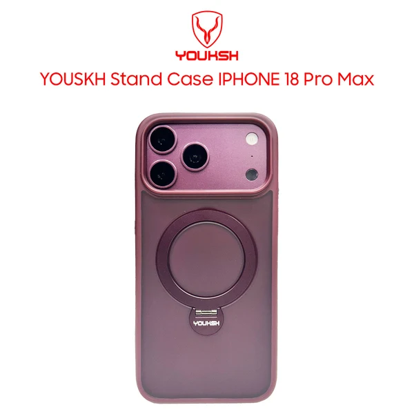 Youksh iPhone 18 Pro Max MagSafe Case with Fold-Out Stand