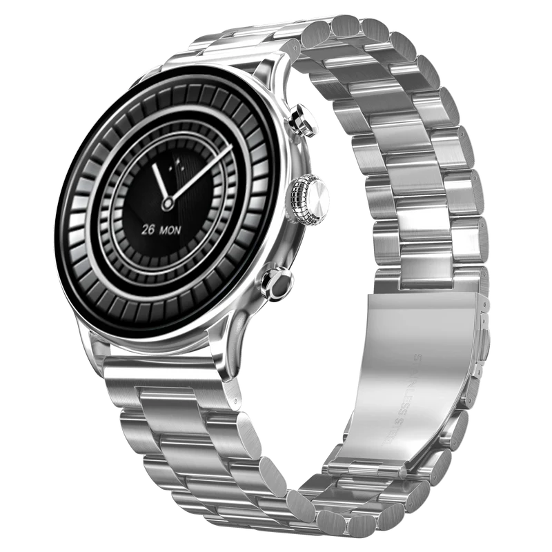 Zero Royale – Stainless Steel Smartwatch with 466 × 466 AMOLED