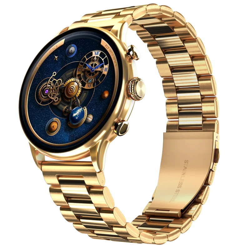Zero Royale – Stainless Steel Smartwatch with 466 × 466 AMOLED